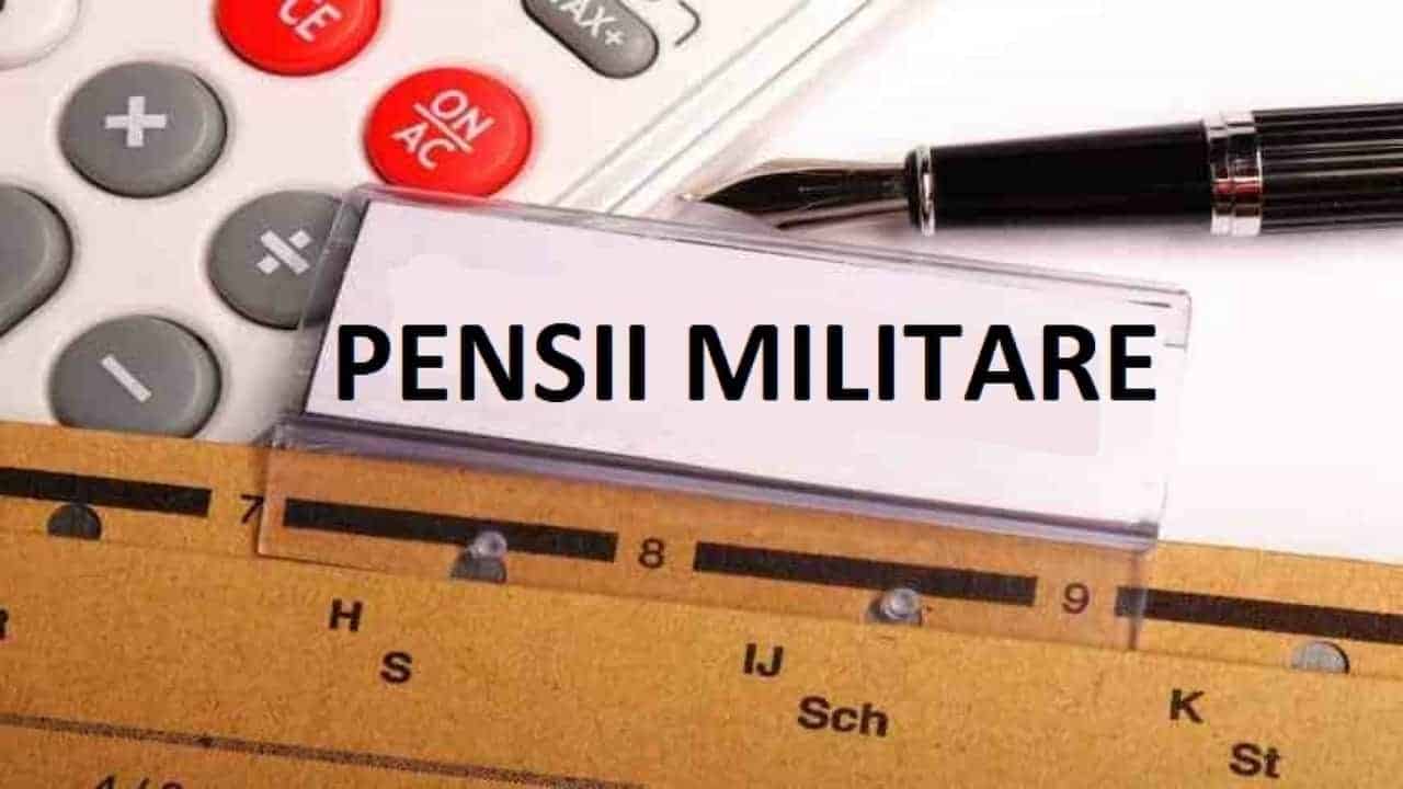 Modificări la pensiile militare în Parlament