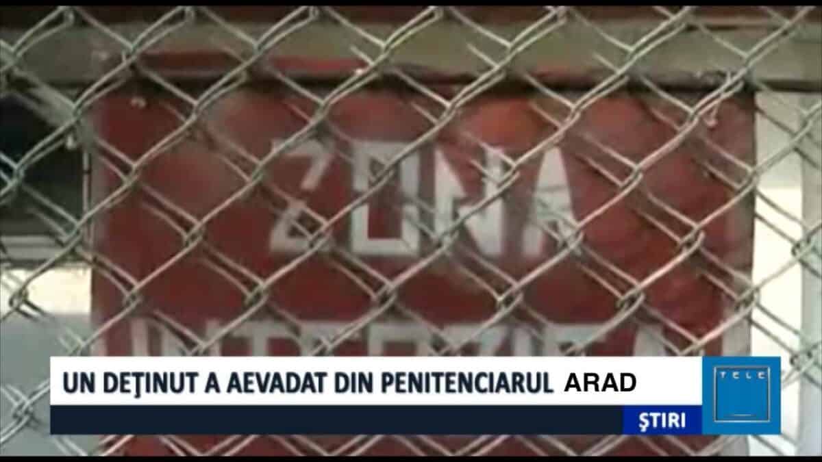 Deţinut evadat în 2019 de la Penitenciarul Arad, prins la furat în București