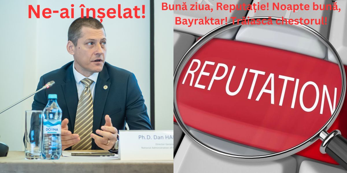 Bună ziua, Reputație! Noapte bună, Bayraktar! Trăiască chestorul!